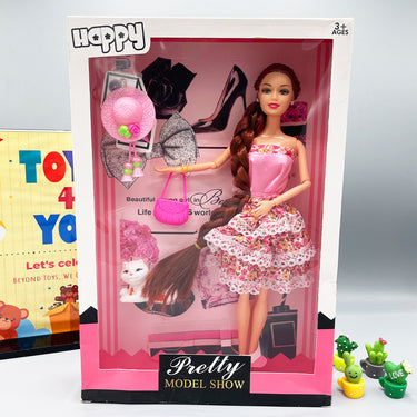 11.5 INCH BEAUTIFUL PRINCESS DOLL SET - HARD BODY